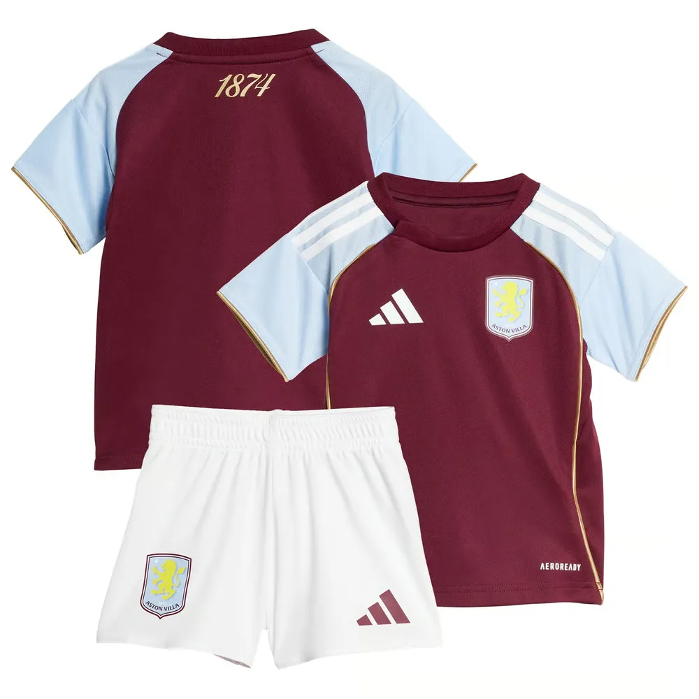 Kid's Aston Villa 2025/26 Home Kit