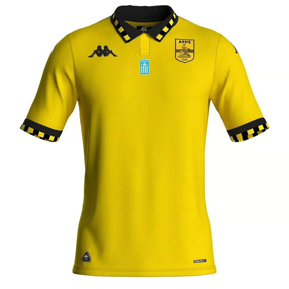 Kid's Aris FC 2025/26 Away Shirt - Yellow
