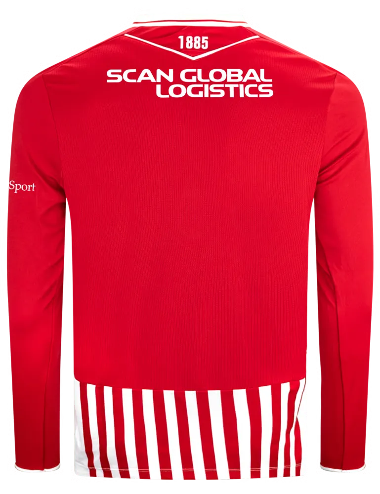 Kid's AaB Fodbold 2025/26 Home Long Sleeve Shirt - Image 2