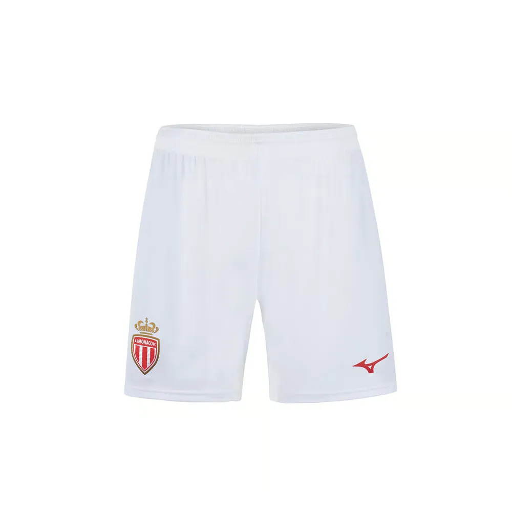 Kid's AS Monaco 2025/26 Home Shorts