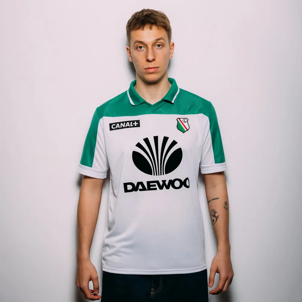 Women's Legia Warszawa 2000/2001 Retro Shirt - White