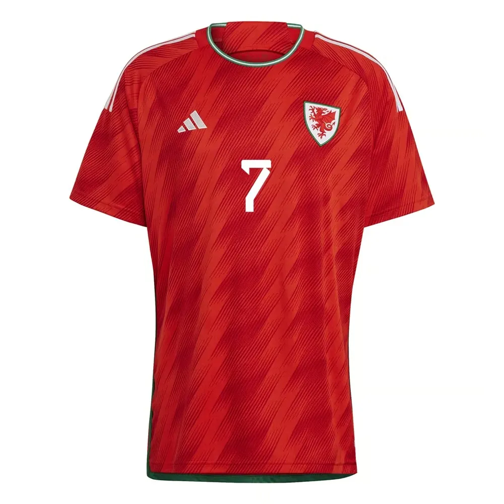 Joe Allen #7 Wales Home Jersey World Cup 2022 - Image 2