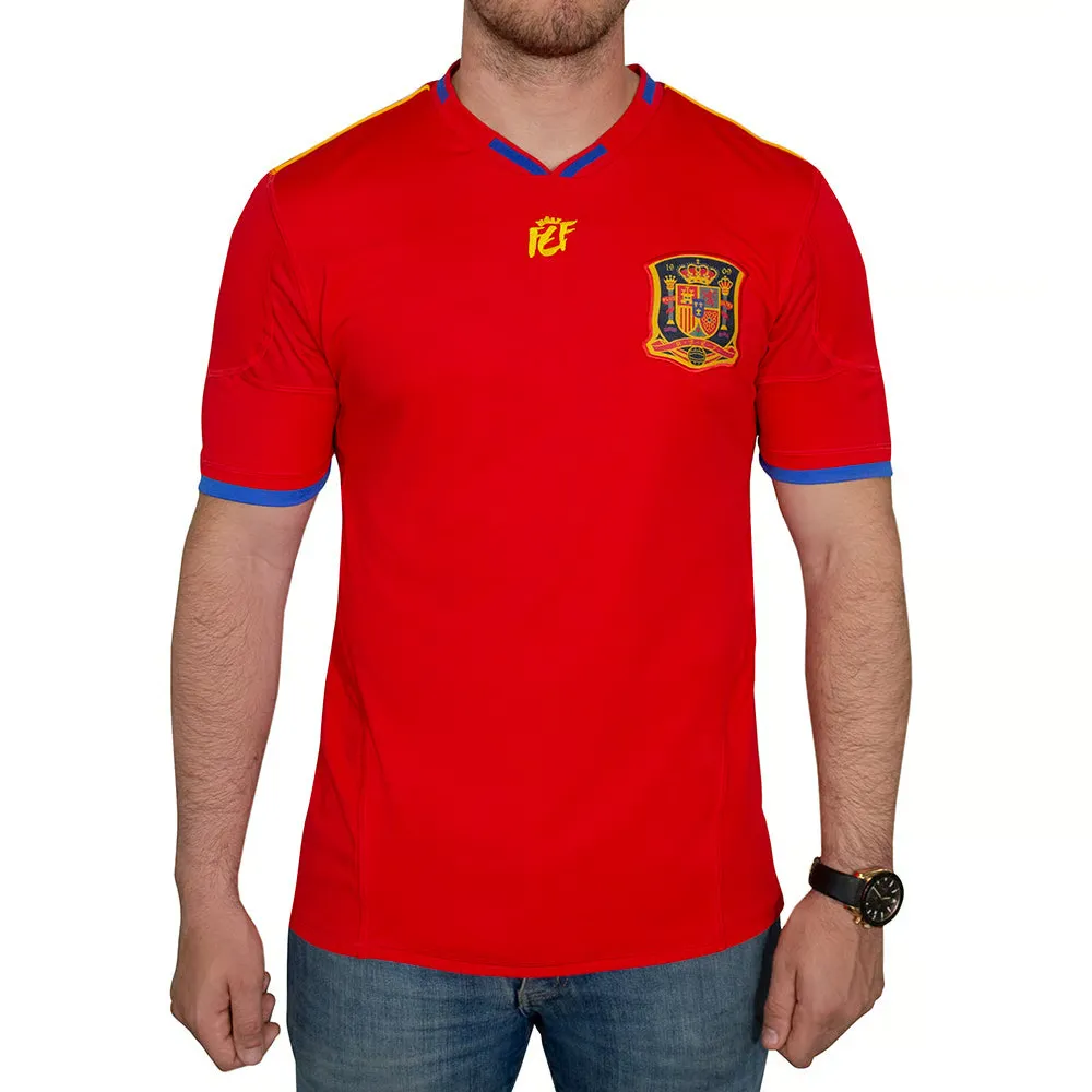 Women's Spain 2010 Retro World Cup Commemorative Shirt - Red