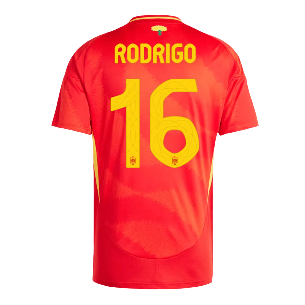 Rodrigo #16 Spain Home Jersey EURO 2024