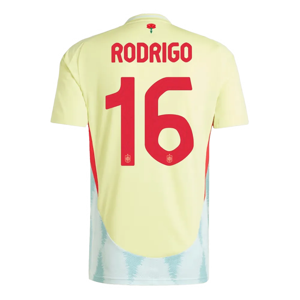 Rodrigo #16 Spain Away Jersey EURO 2024