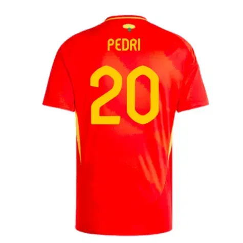 Men's PEDRI Spain 2024/25 Home Shirt