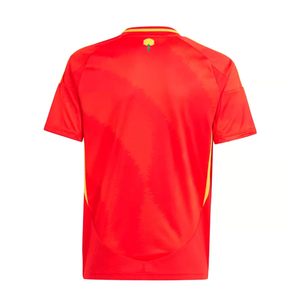 Kid's Spain Home Jersey+Shorts EURO 2024 - Image 6