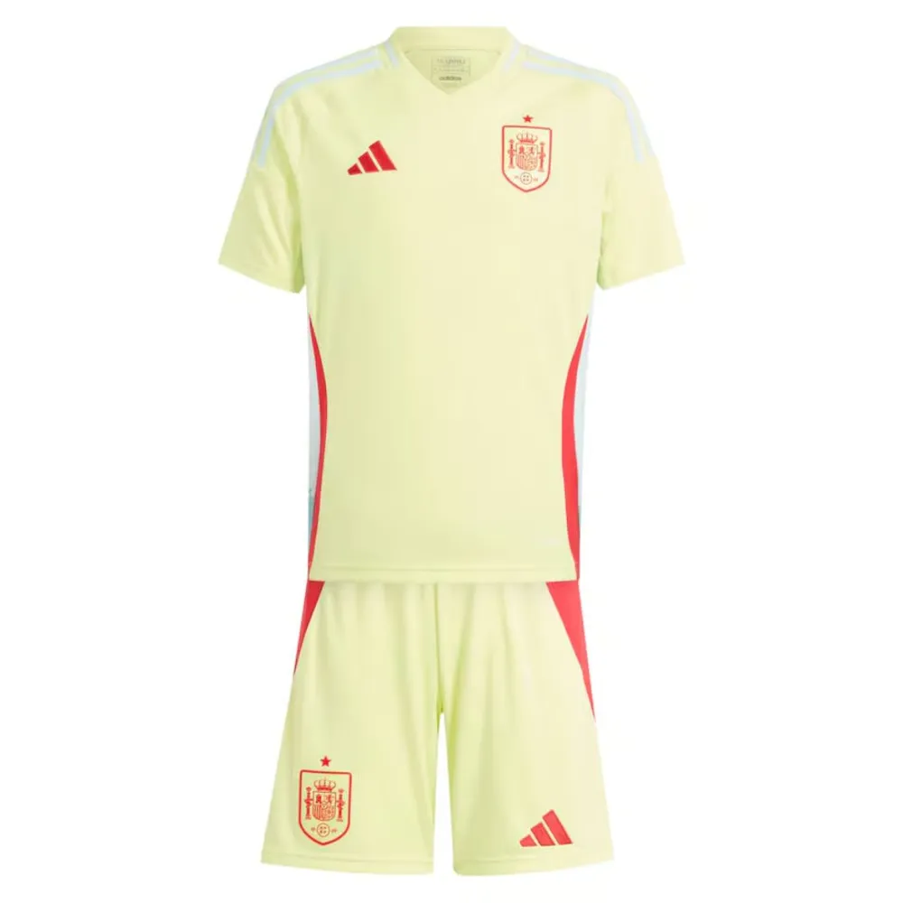 Kid's Spain Away Jersey+Shorts EURO 2024