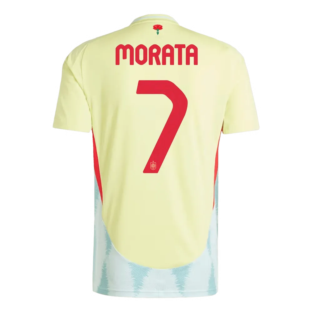 Alvaro Morata #7 Spain Away Jersey EURO 2024