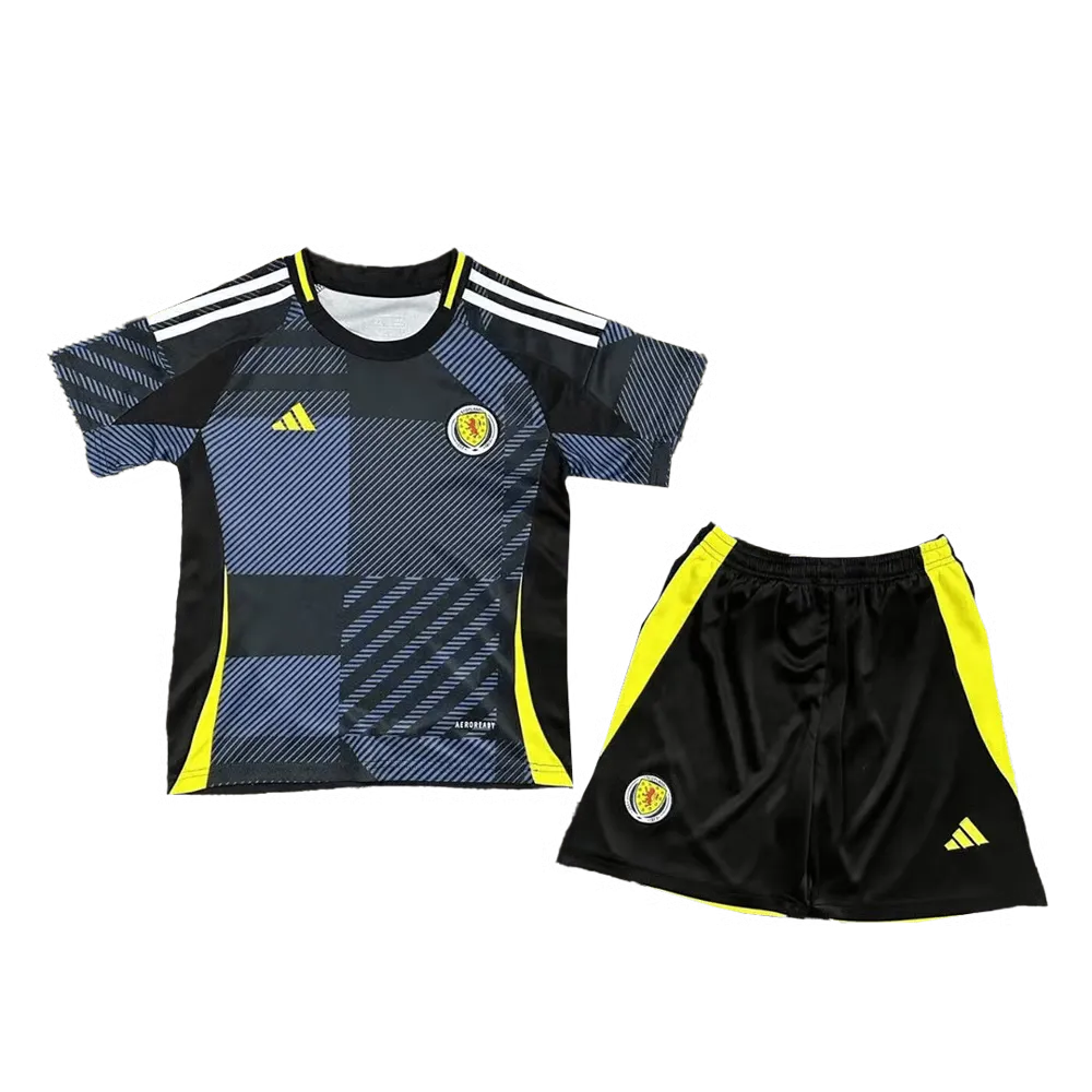 Kid's Scotland Home Jersey+Shorts EURO 2024