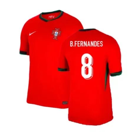 Women's B.FERNANDES Portugal 2024/25 Home Shirt - Image 2