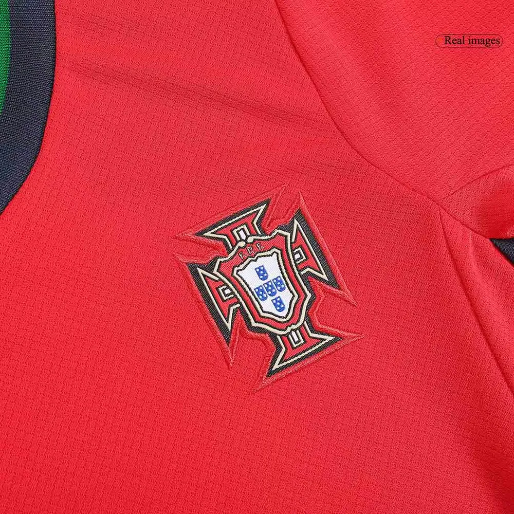 Kid's Portugal Home Jersey+Shorts EURO 2024 - Image 7