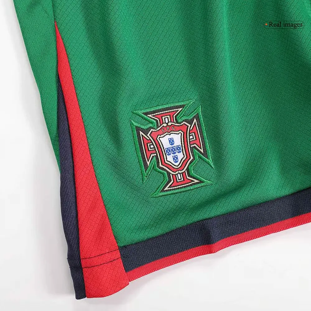 Kid's Portugal Home Jersey+Shorts EURO 2024 - Image 3