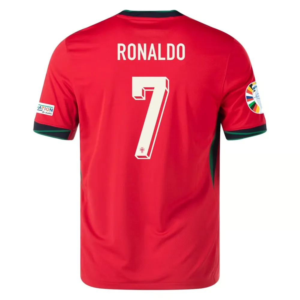 Cristiano Ronaldo #7 Portugal Home Jersey EURO 2024