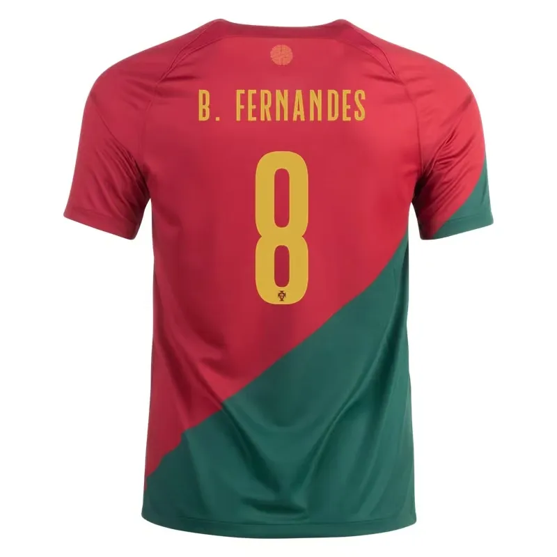 Bruno Fernandes #8 Portugal Home Jersey World Cup 2022
