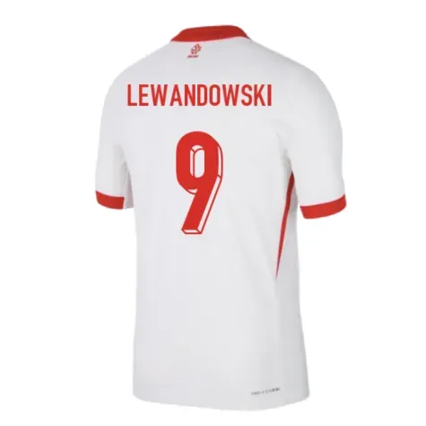 Men's LEWANDOWSKI Poland 2024/25 Home Shirt