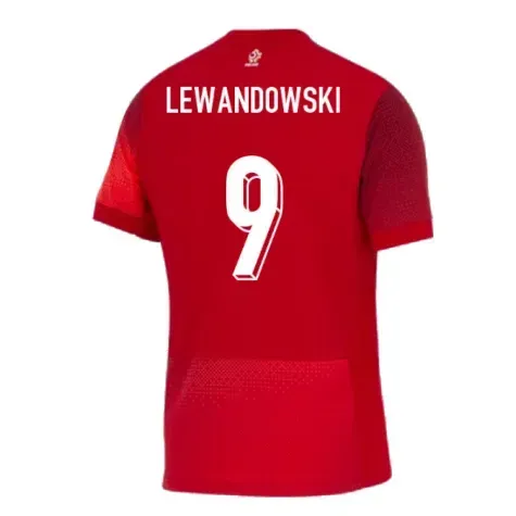 Men's LEWANDOWSKI Poland 2024/25 Away Shirt