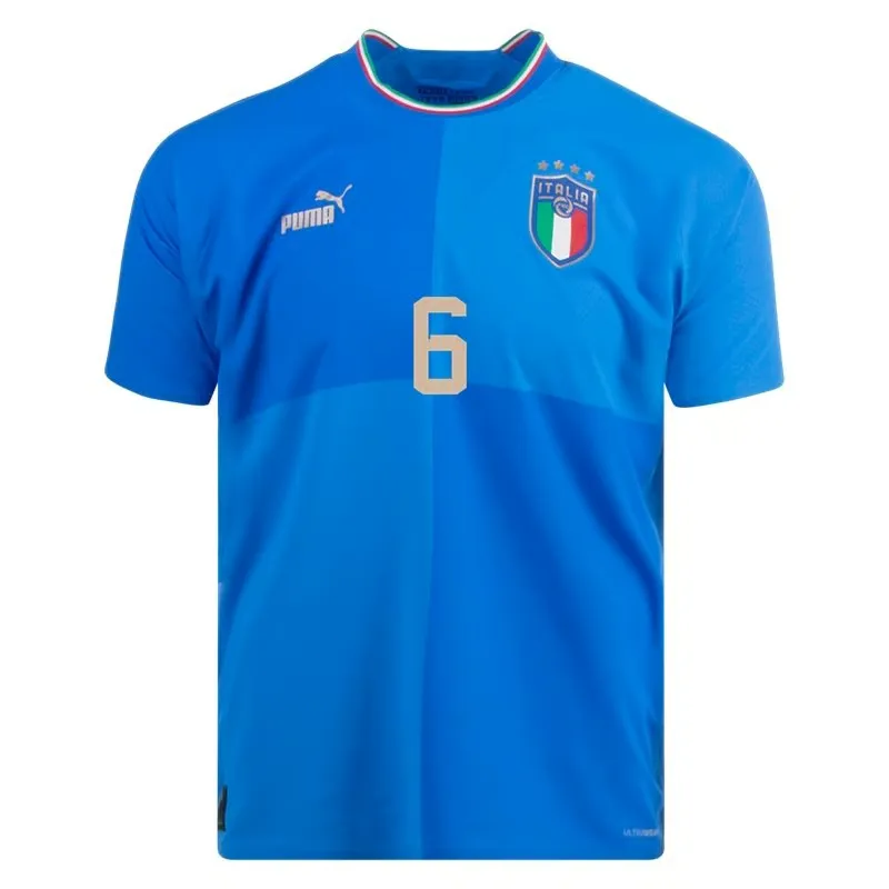 Marco Verratti #6 Italy Home Jersey World Cup 2022 - Image 2