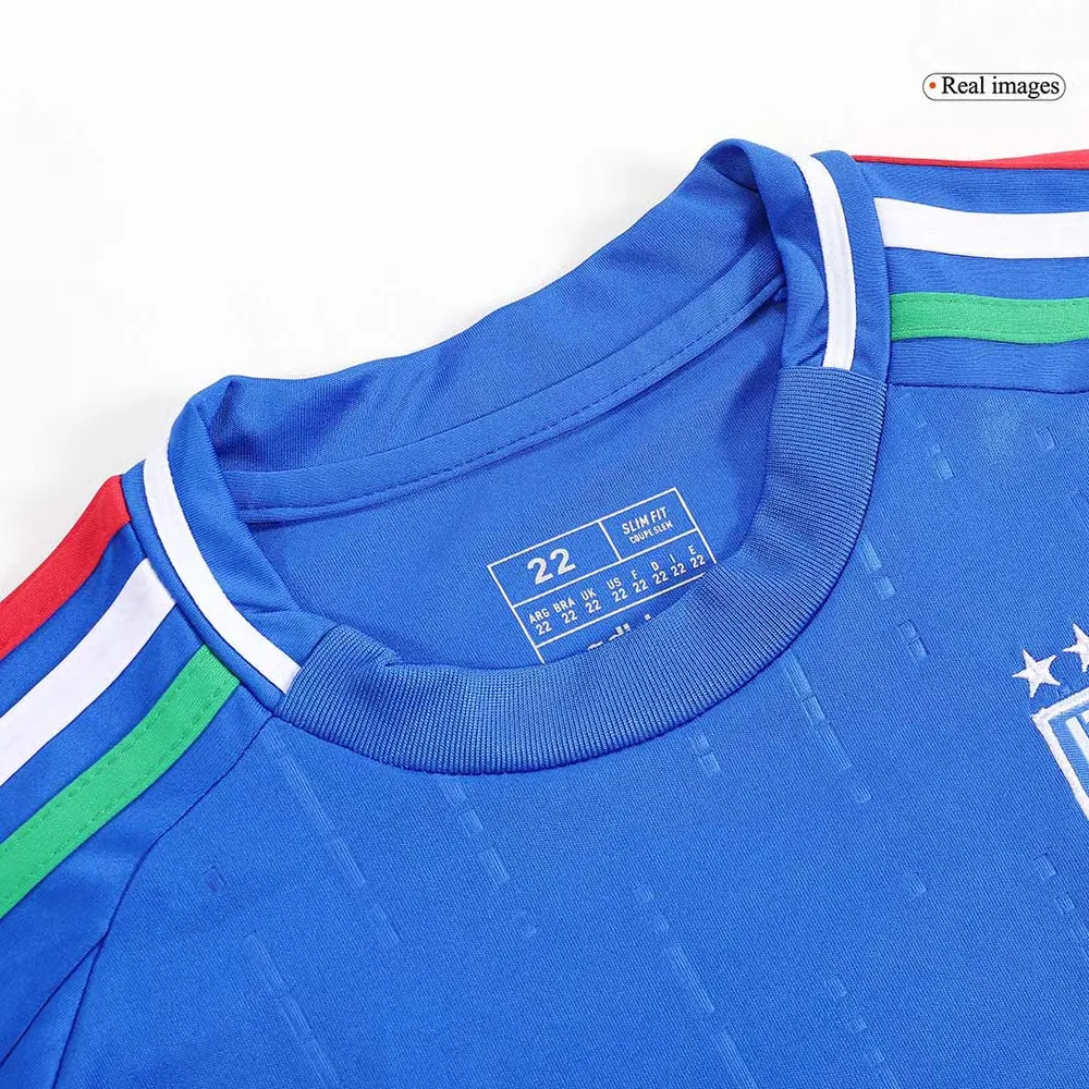 Kid's Italy Home Jersey+Shorts EURO 2024 - Image 10