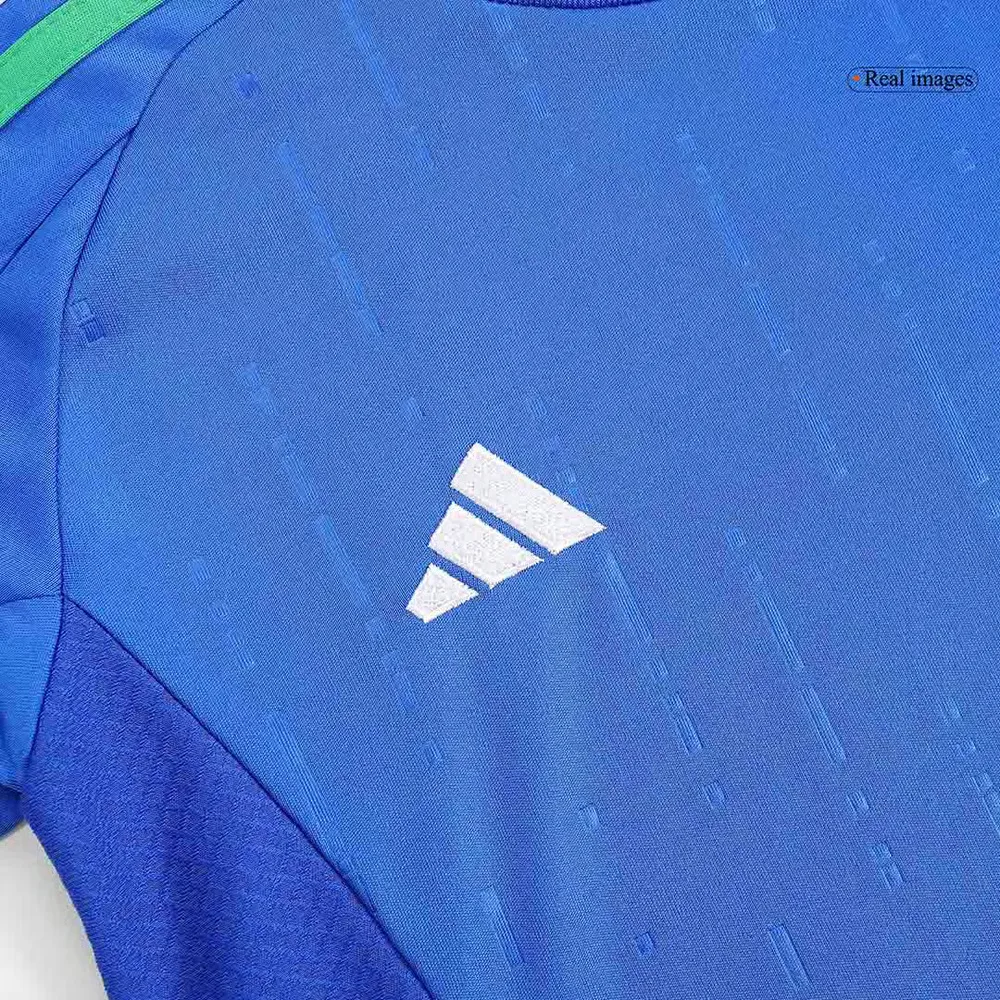 Kid's Italy Home Jersey+Shorts EURO 2024 - Image 4