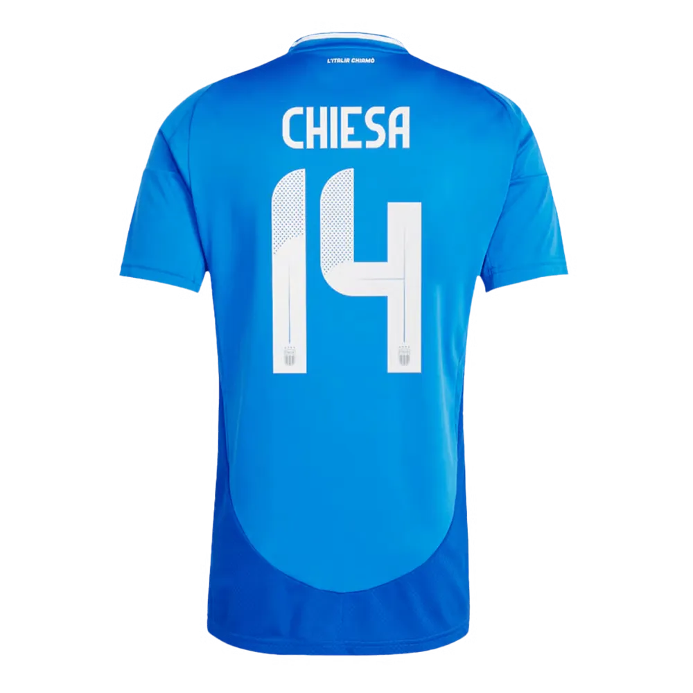 Federico Chiesa #14 Italy Home Jersey EURO 2024