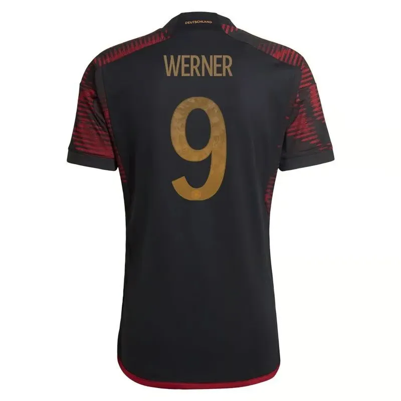 Timo Werner #9 Germany Away Jersey World Cup 2022