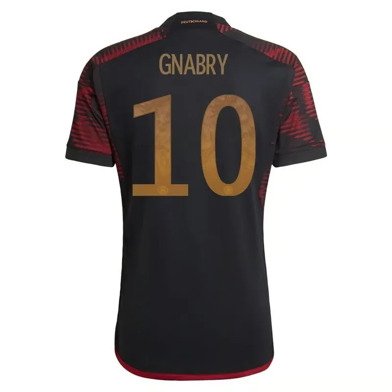 Serge Gnabry #10 Germany Away Jersey World Cup 2022