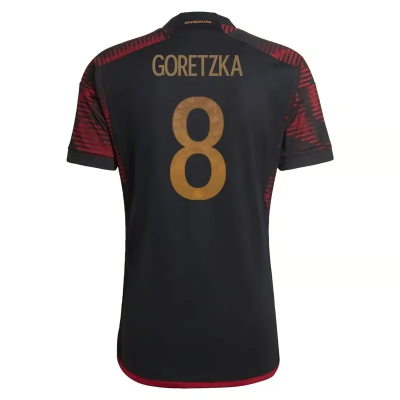 Leon Goretzka #8 Germany Away Jersey World Cup 2022