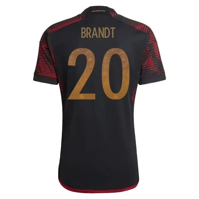 Julian Brandt #20 Germany Away Jersey World Cup 2022