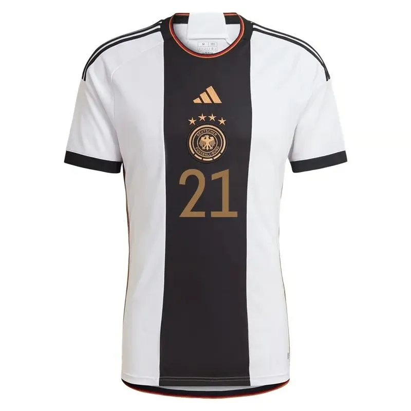 Ilkay Gundogan #21 Germany Home Jersey World Cup 2022 - Image 2