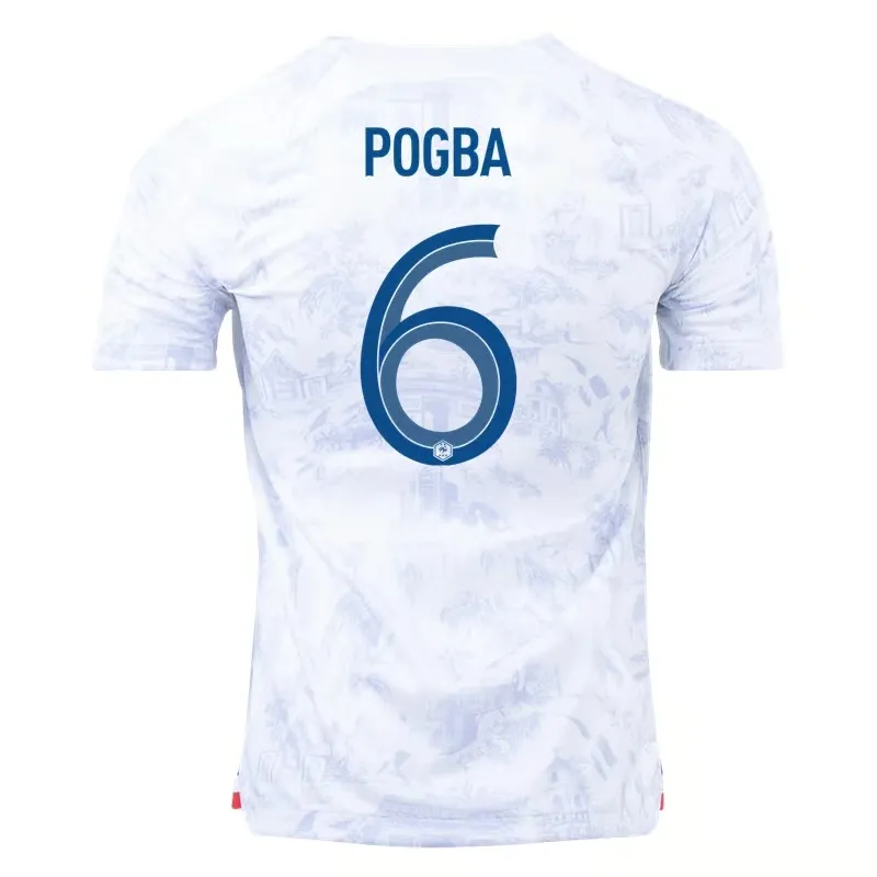 Paul Pogba #6 France Away Jersey World Cup 2022