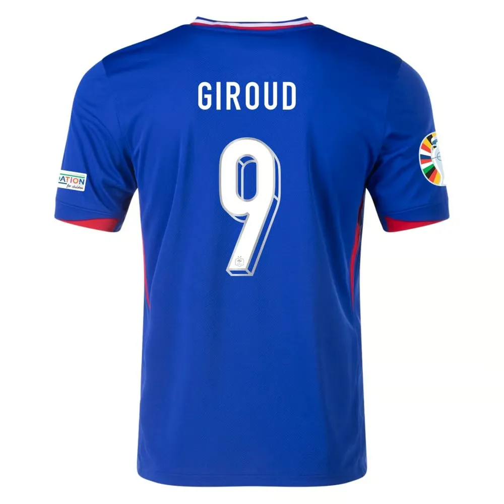 Olivier Giroud #9 France Home Jersey EURO 2024