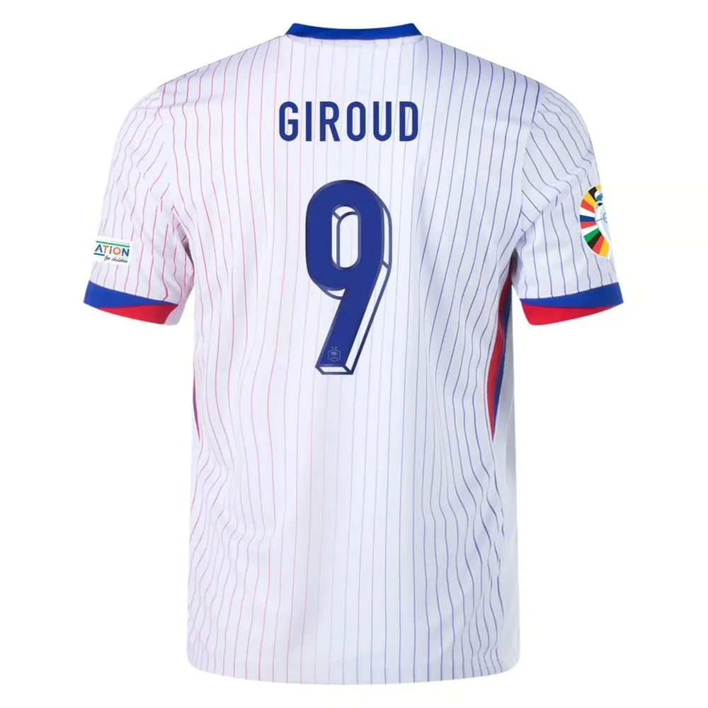 Olivier Giroud #9 France Away Jersey EURO 2024