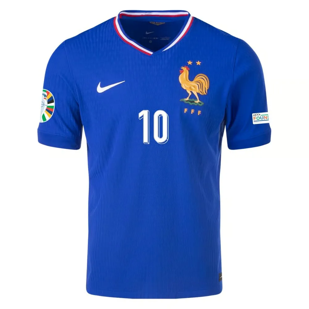 Kylian Mbappe #10 France Player Version Home Jersey EURO 2024 - Image 2