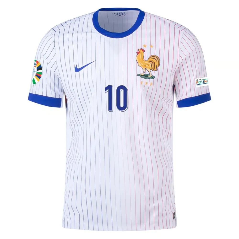 Kylian Mbappe #10 France Player Version Away Jersey EURO 2024 - Image 2