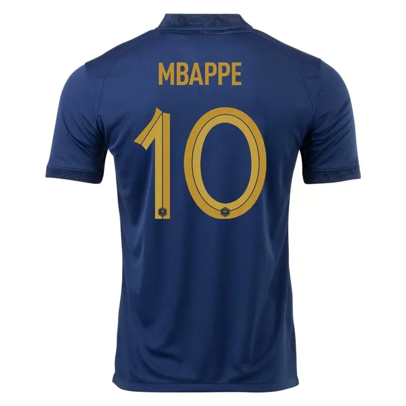 Kylian Mbappe #10 France Home Jersey World Cup 2022