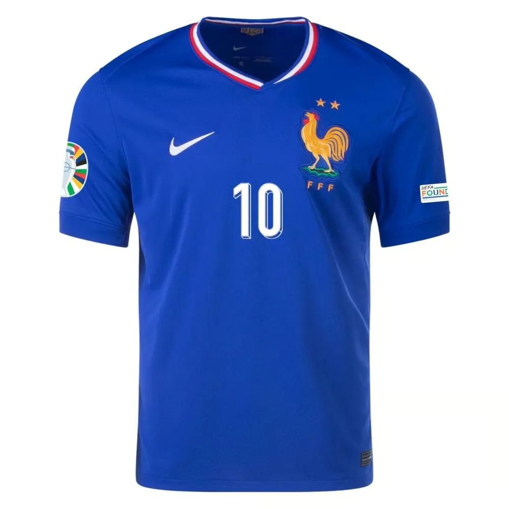 Kylian Mbappe #10 France Home Jersey EURO 2024 - Image 2