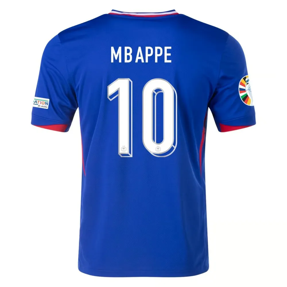 Kylian Mbappe #10 France Home Jersey EURO 2024