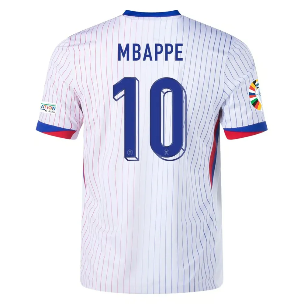 Kylian Mbappe #10 France Away Jersey EURO 2024
