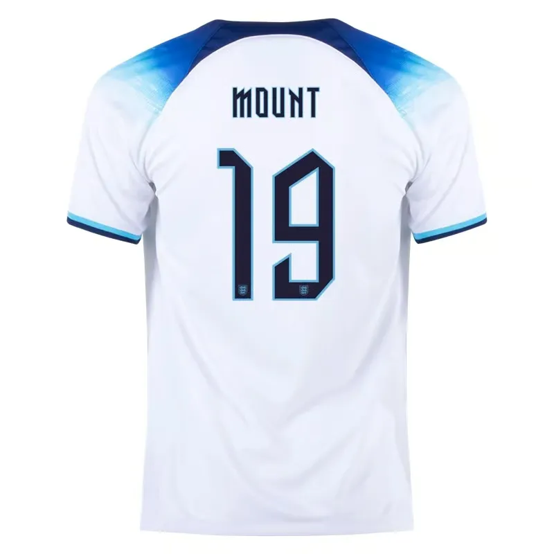 Mason Mount #19 England Home Jersey World Cup 2022