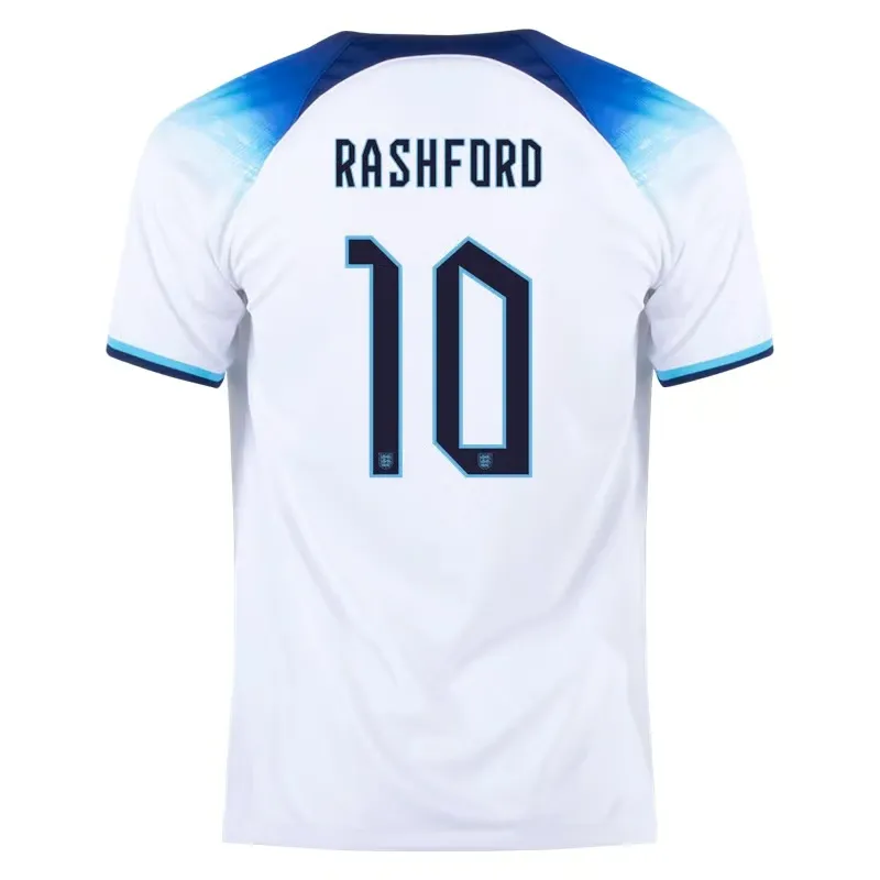 Marcus Rashford #10 England Home Jersey World Cup 2022