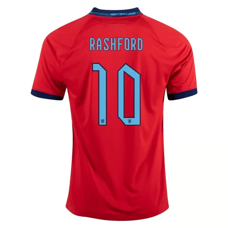 Marcus Rashford #10 England Away Jersey World Cup 2022
