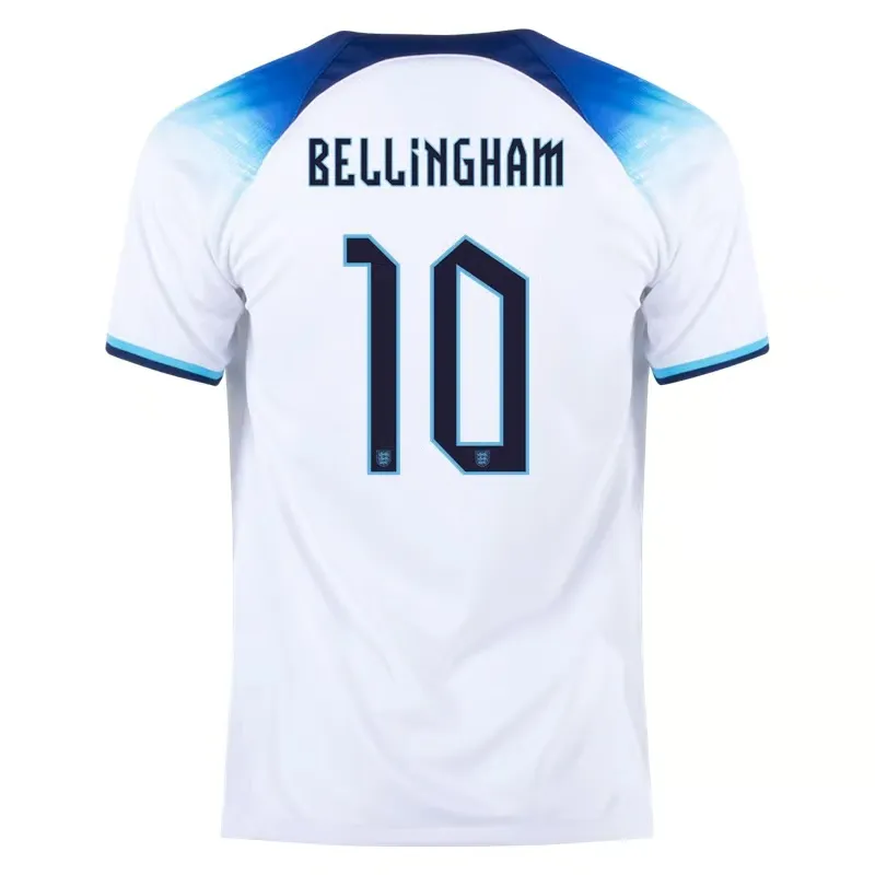 Jude Bellingham #10 England Home Jersey World Cup 2022