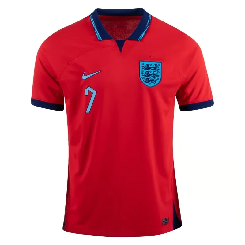 Jadon Sancho #7 England Away Jersey World Cup 2022 - Image 2