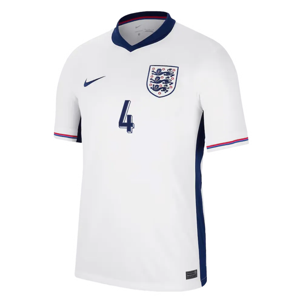 Declan Rice #4 England Home Jersey EURO 2024 - Image 2