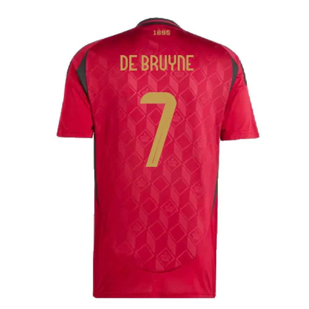Men's DE BRUYNE Belgium 2024/25 Home Shirt