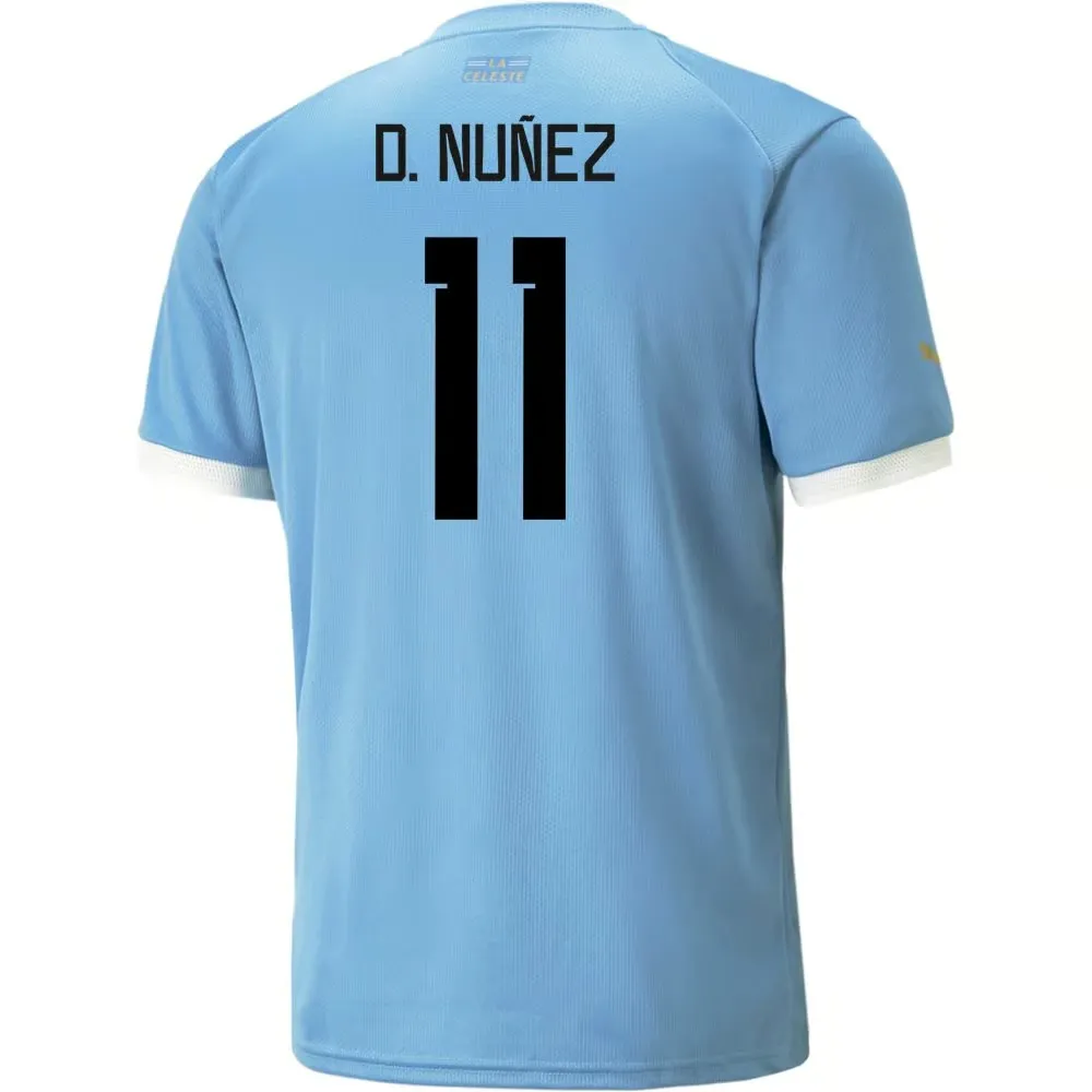 Darwin Nunez #11 Uruguay Home Jersey World Cup 2022