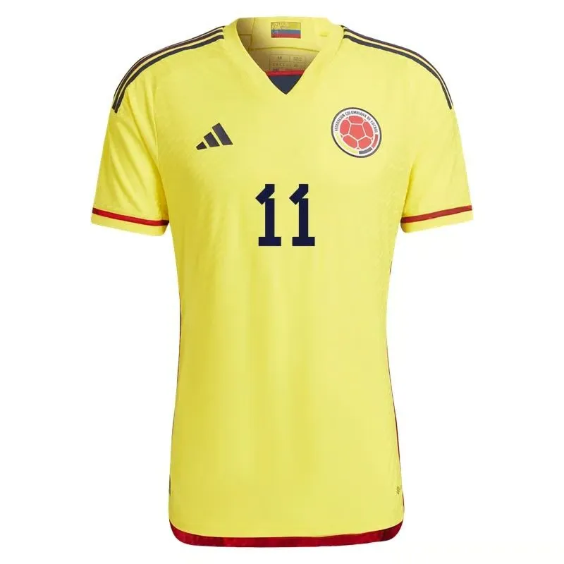 Juan Cuadrado #11 Colombia Home Jersey World Cup 2022 - Image 2