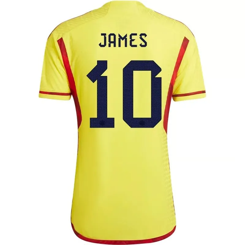 James Rodriguez #10 Colombia Home Jersey World Cup 2022