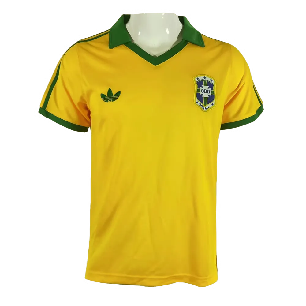 Retro Brazil Home Jersey 1977